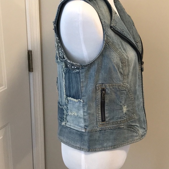 Harley Davidson Denim Vest 🔥 - Picture 4 of 5
